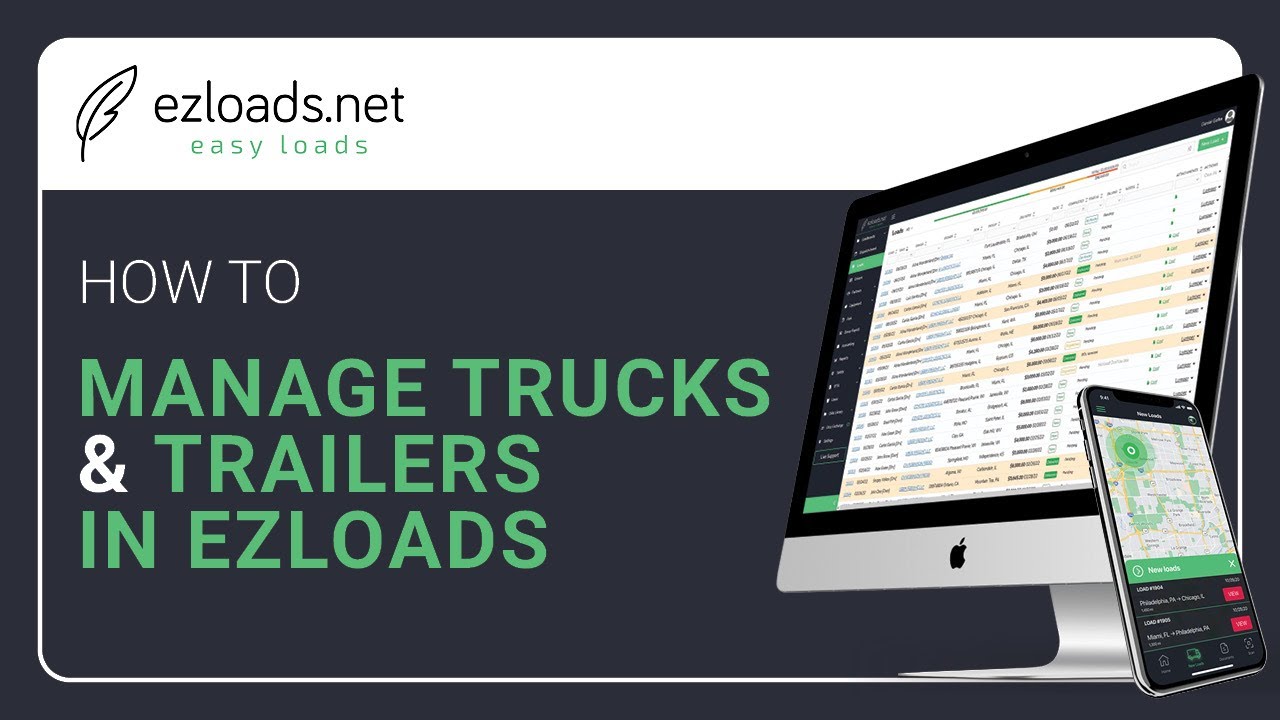 How to Manage Trucks & Trailers in ezLoads