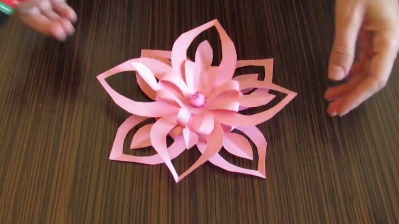 How to make a 3D snowflake  ❄❄❄❄