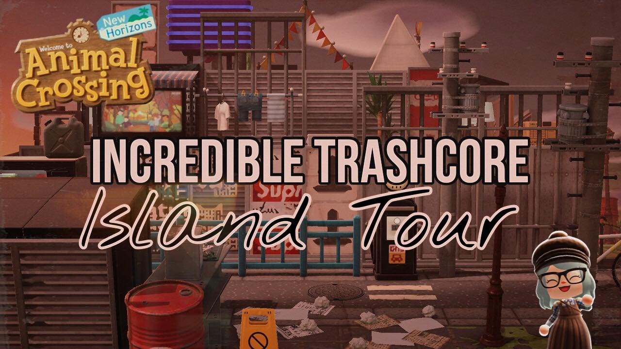INCREDIBLE TRASHCORE ISLAND TOUR | Animal Crossing New Horizons