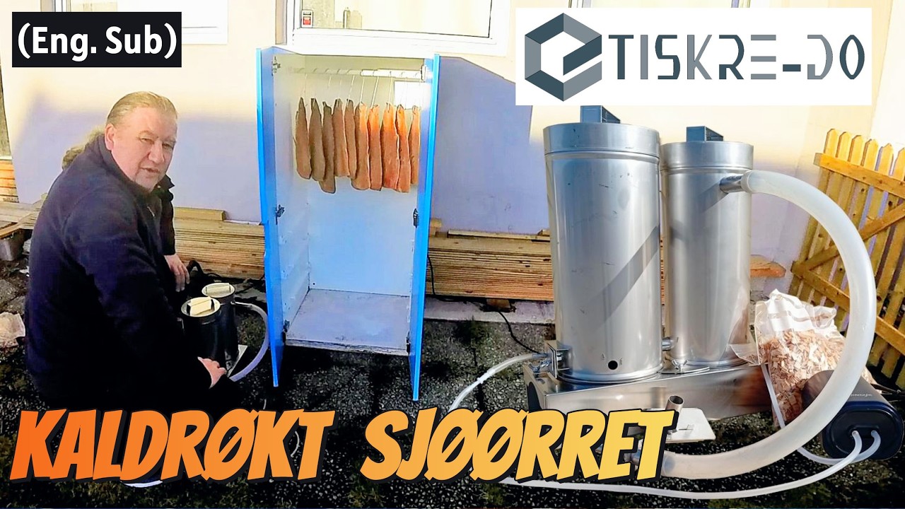 Kaldrøyking av Sjøørret med Tiskre SG2 Røykgenerator