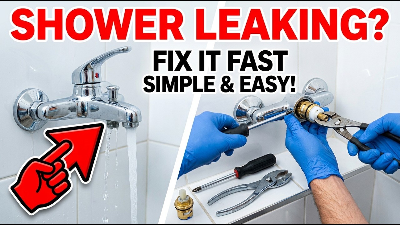 How to Fix a Shower Leak &ndash; Simple & Easy