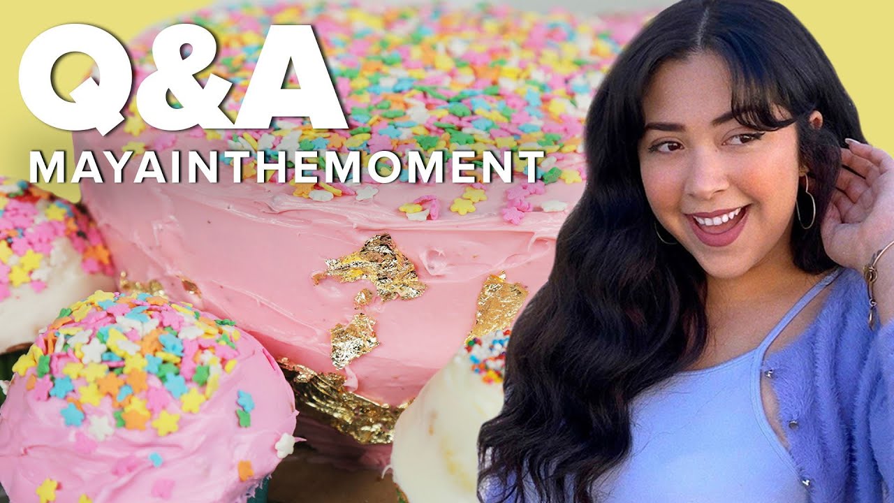 Maya From Pero Like Answers Questions While Decorating Cakes • Tasty
