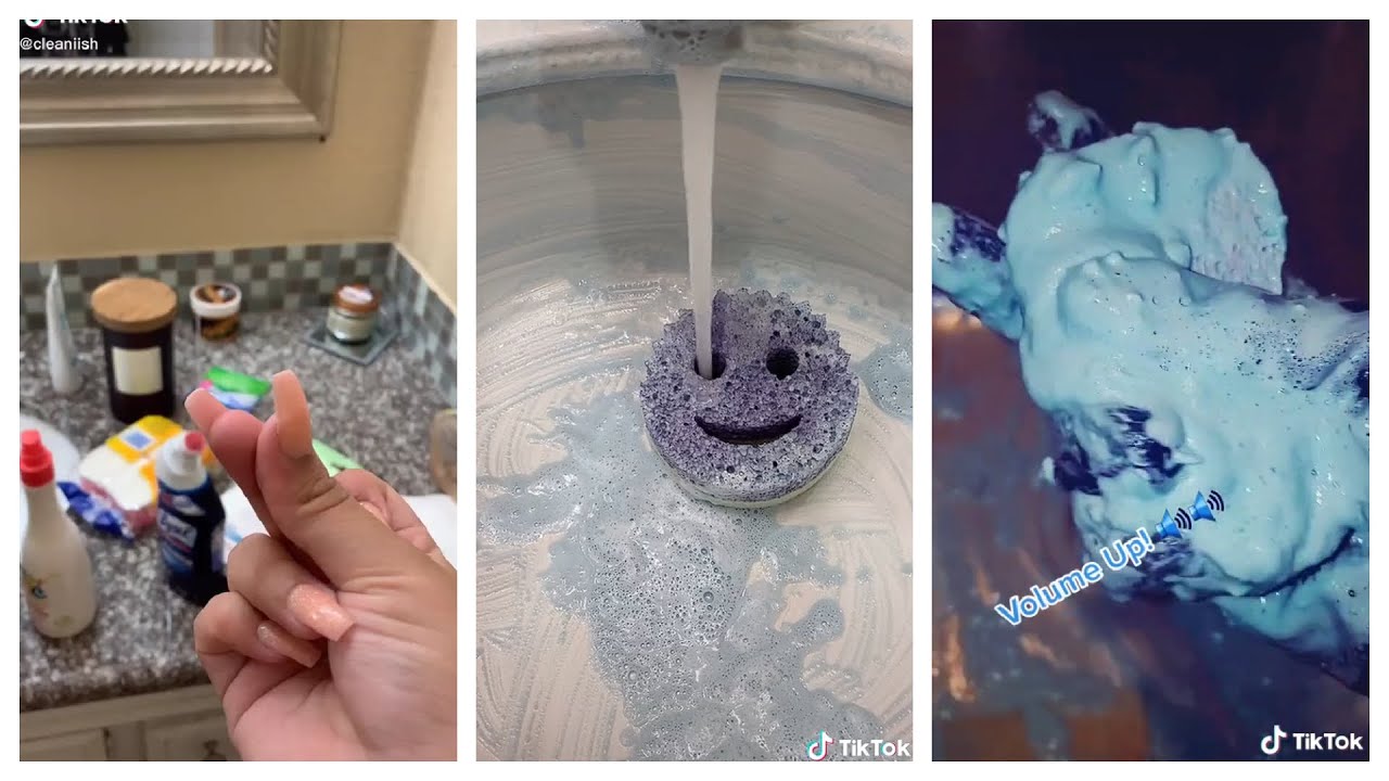Cleaning TikTok ASMR | Scrubbing