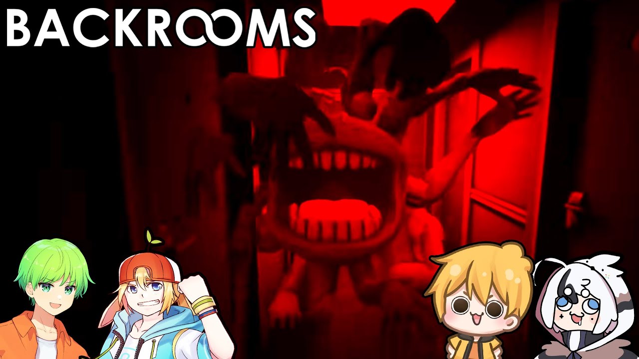 【4人合作】充滿異型怪物，奇妙空間中徘徊的逃脫遊戲『Escape the Backrooms』不可能成功逃脫的後室『逃離後室』