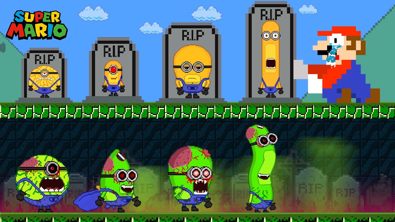 Mario R.I.P All Team Mega Minions ... SAD STORY | Game Up