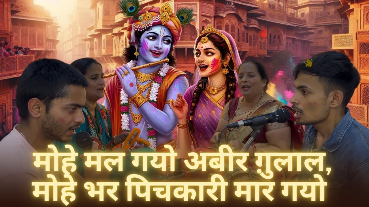 🙏🔥होली का  एकदम नया जबरदस्त भजन, लिरिक्स के साथ 🔥🙏 #krishnabhajan #holikenewbhajan #trending 