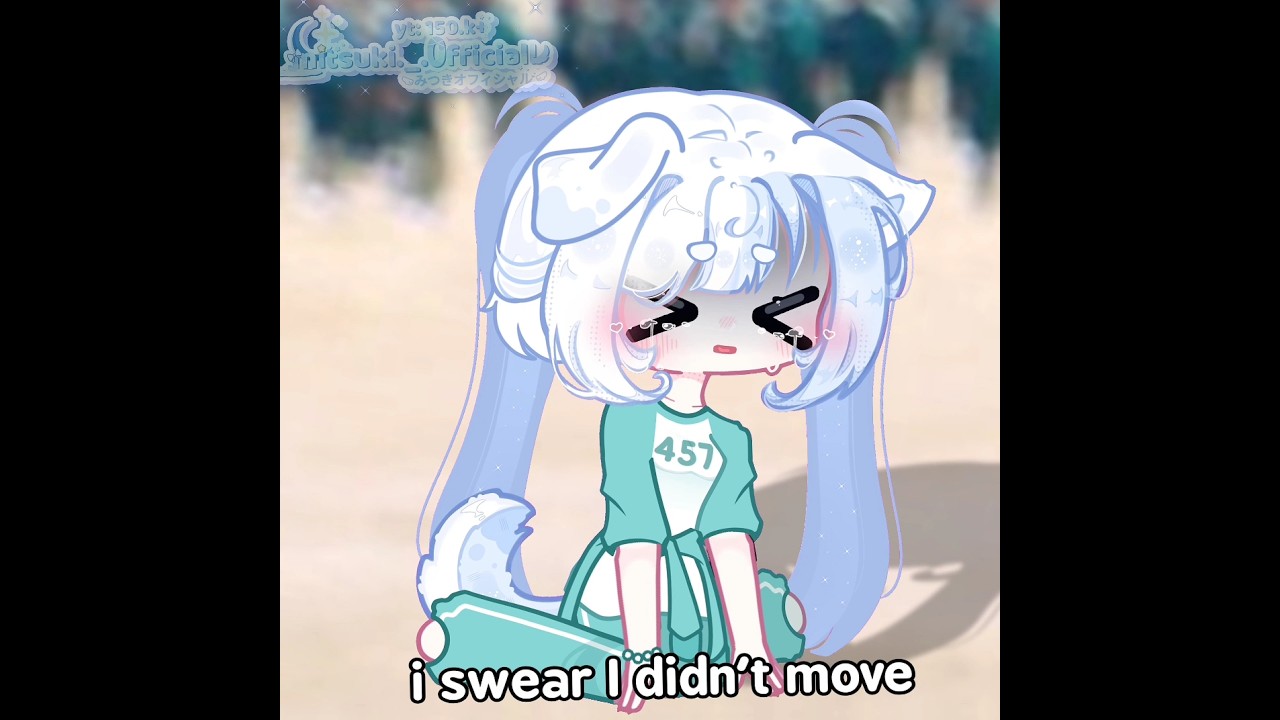 &bull; I wanna live &bull; (Squid Game) with : @luiza._sun cr:@kellydacheetah #gacha #animation #trend