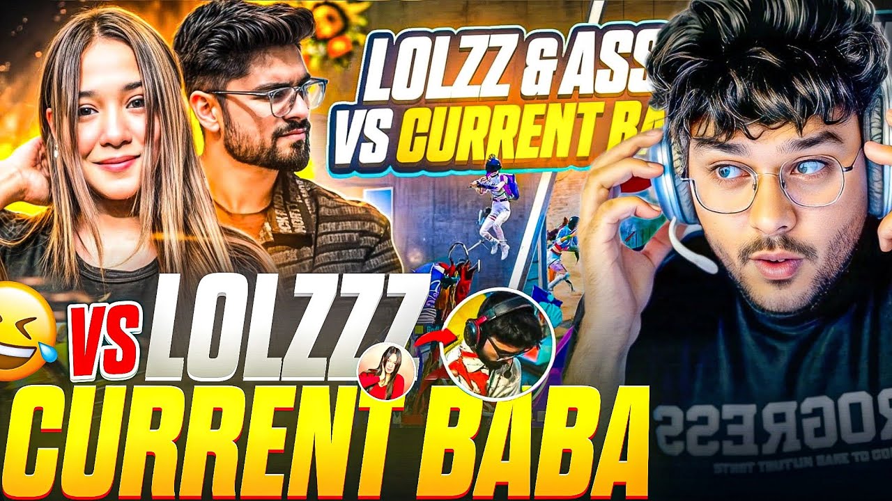 Current Baba vs ​⁠@LoLzZzGaming & Aashi Is Live 😱 Streamers Got Shocked | Reaction @ThorGaming77