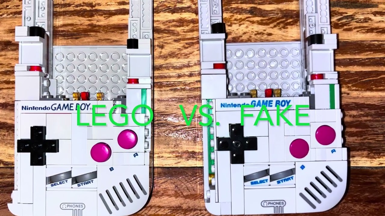 LEGO® Gaming 72046 Game Boy™ (LEGO vs. Fake) + Lighting 