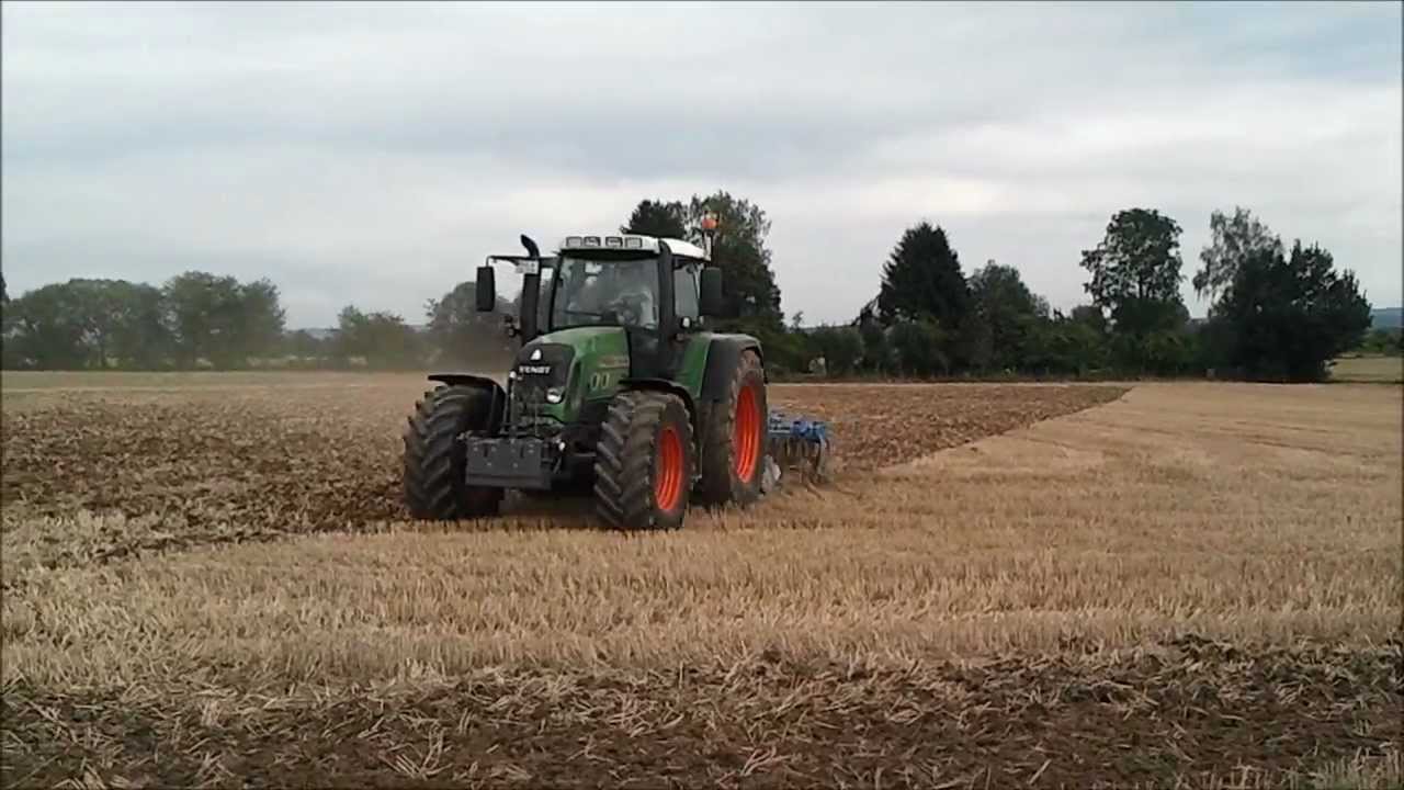 [HD] Fendt 718 bei der Stoppelbearbeitung