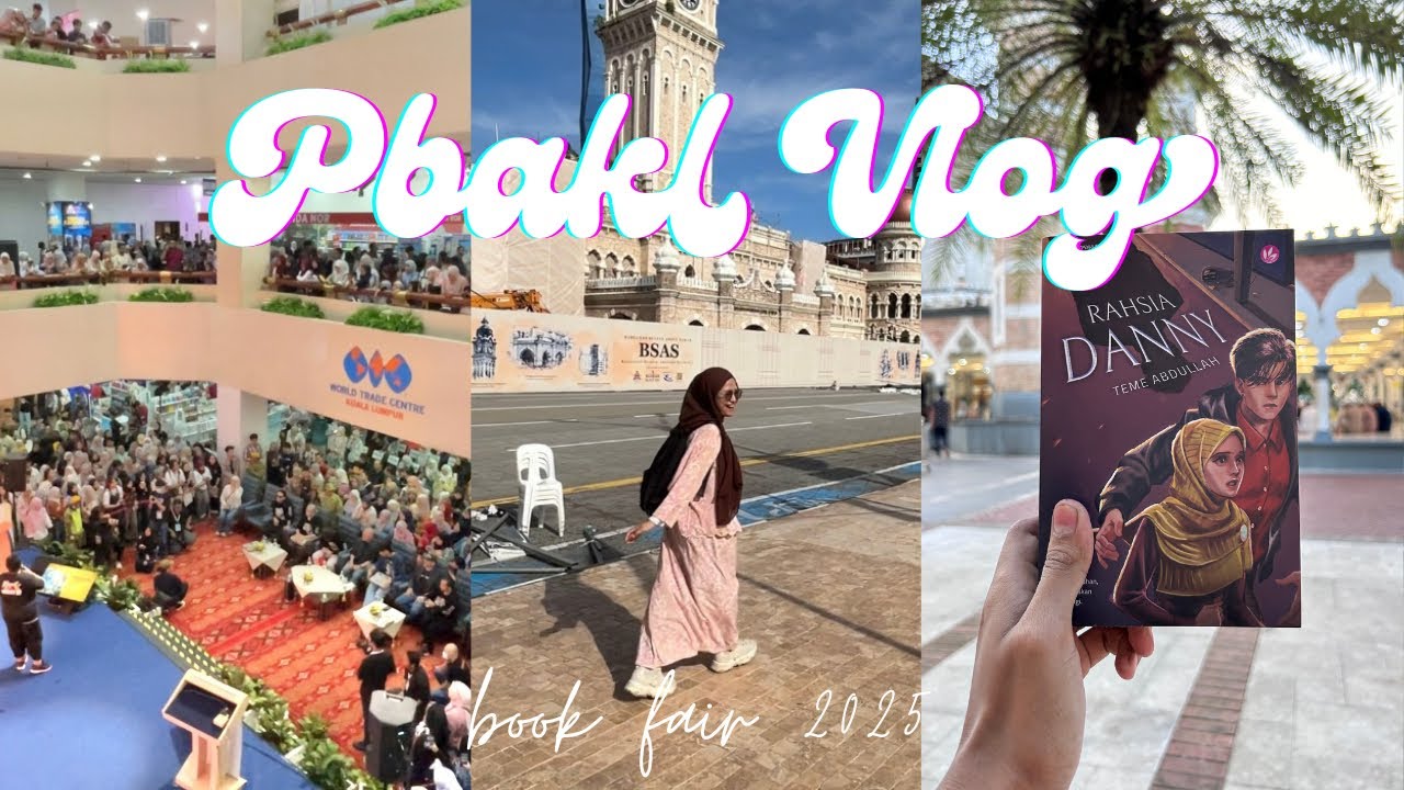 kl international book fair 📚 + sightseeing at dataran merdeka 🇲🇾 #pbakl 