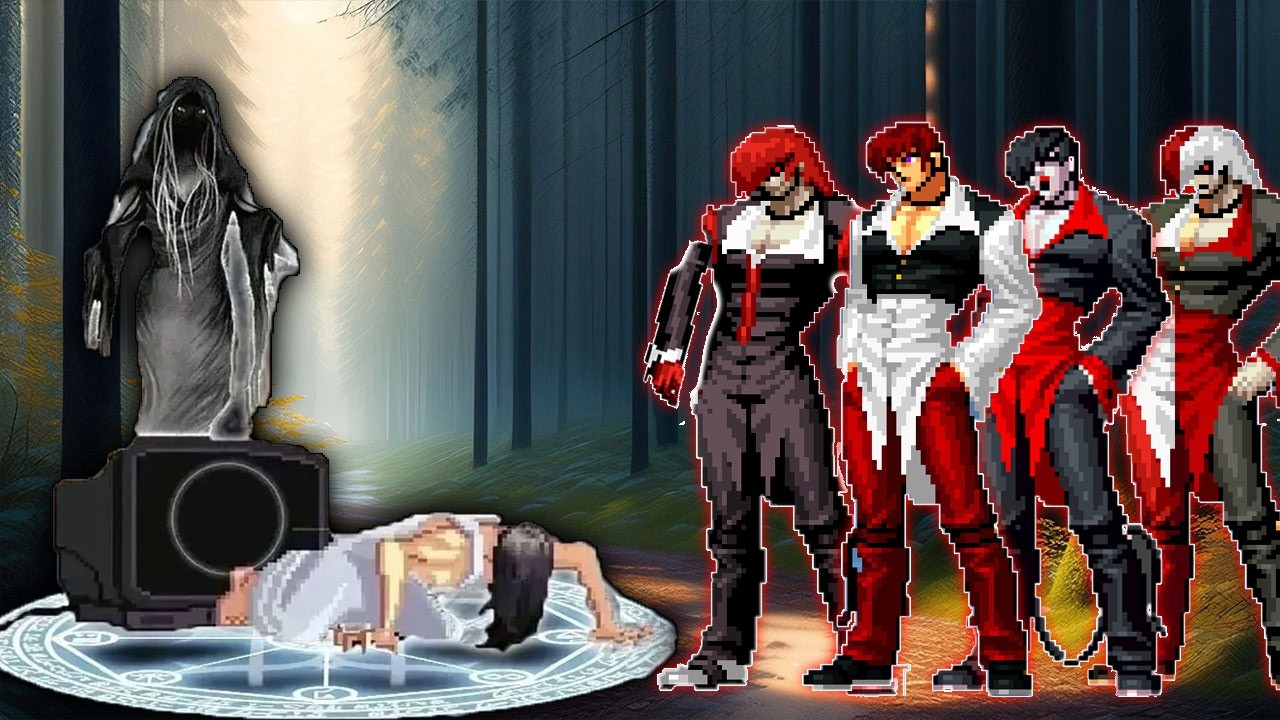 [Mugen KOF] Ella Vs Orochi Iori Team