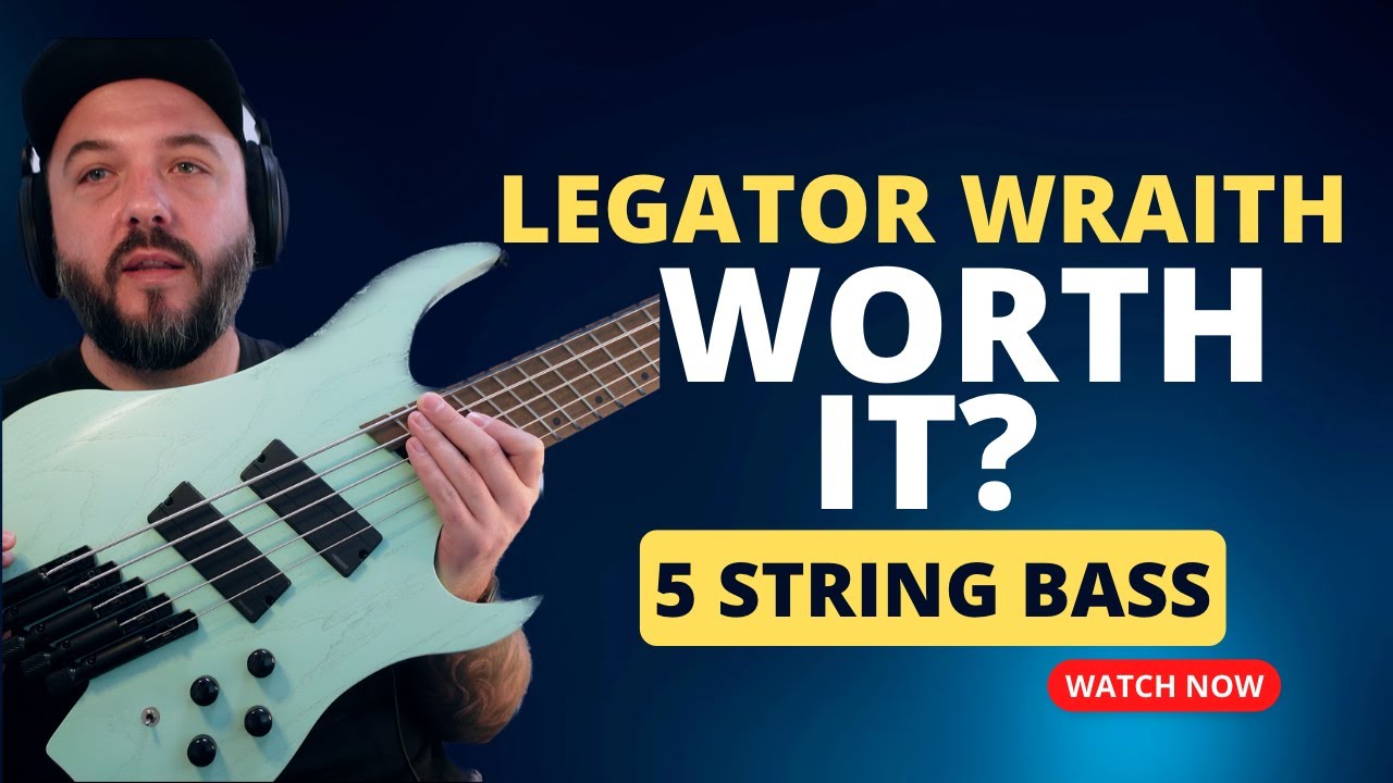 Is this bass even worth buying? Legator Wraith 5 String Bass Review and Demo!