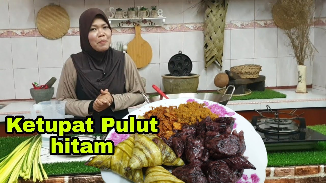 Ketupat pulut hitam cara buat lengkap A to Z