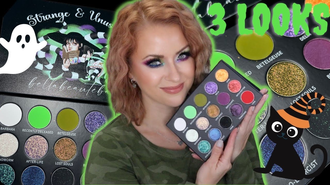 Bella Beaute Bar STRANGE and UNUSUAL Palette Review + 3 LOOKS | Steff's Beauty Stash