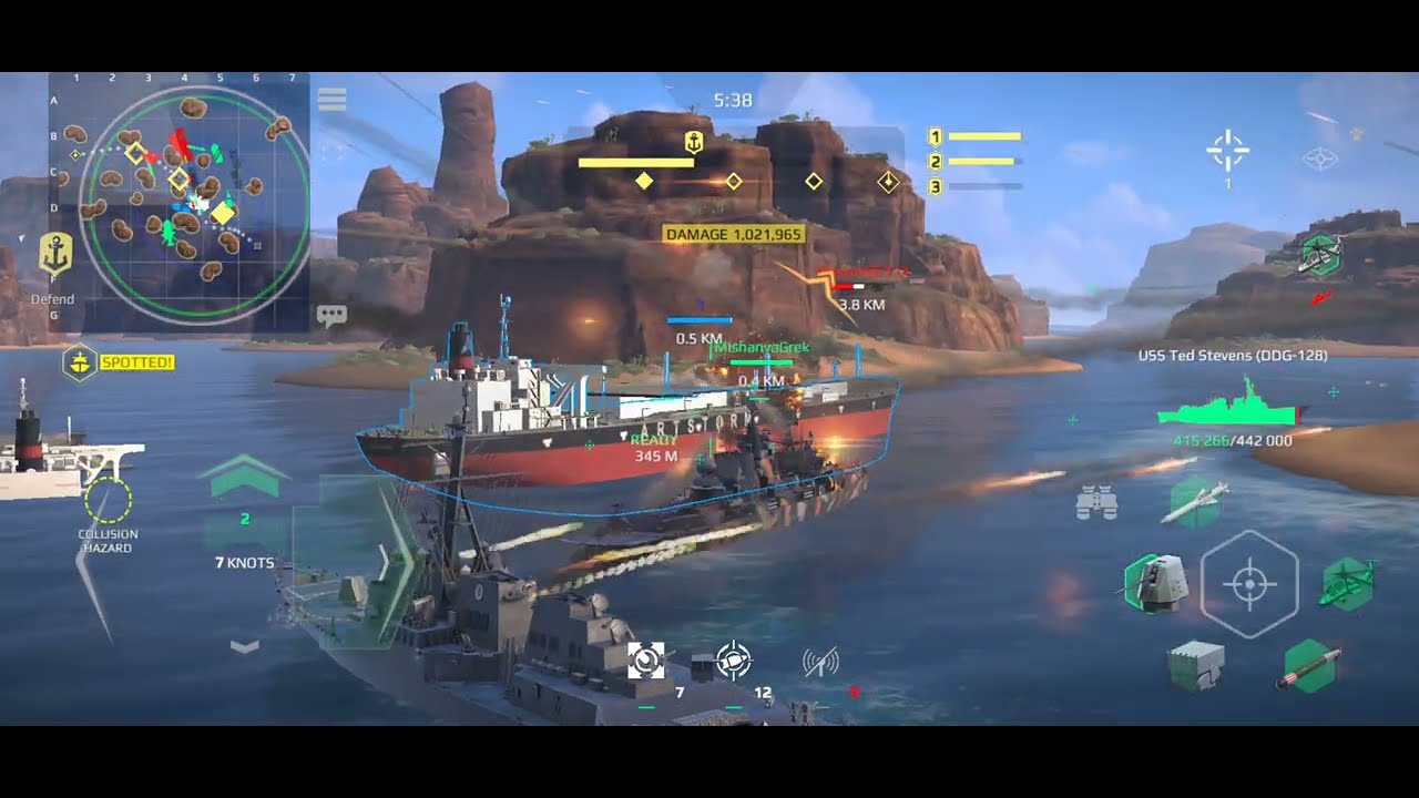 Modern warships