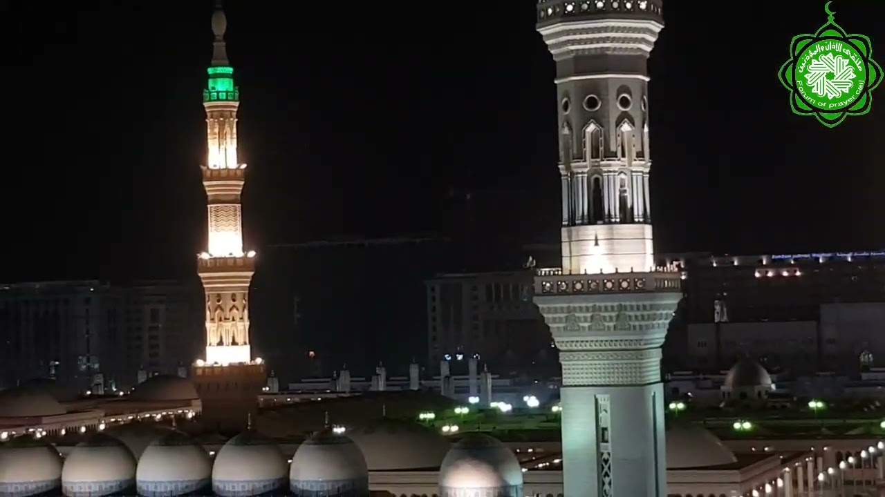 أذان الفجر للمؤذن أنس الشريف من جنبات مسجد رسول الله صلى الله عليه وسلم 9 9 1443هــ