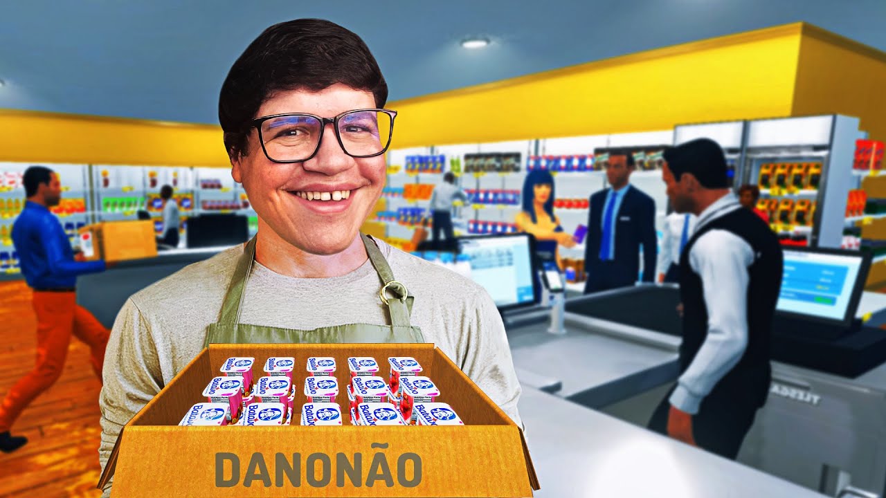 FILA PRA COMPRAR DANON&Atilde;O! - Supermarket Simulator