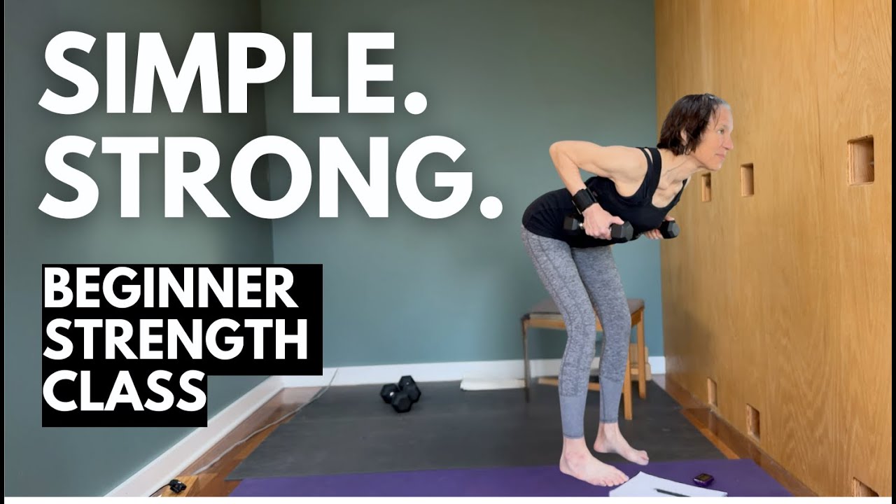 Full Body Strength Workout  with Dumbbells for age 50+