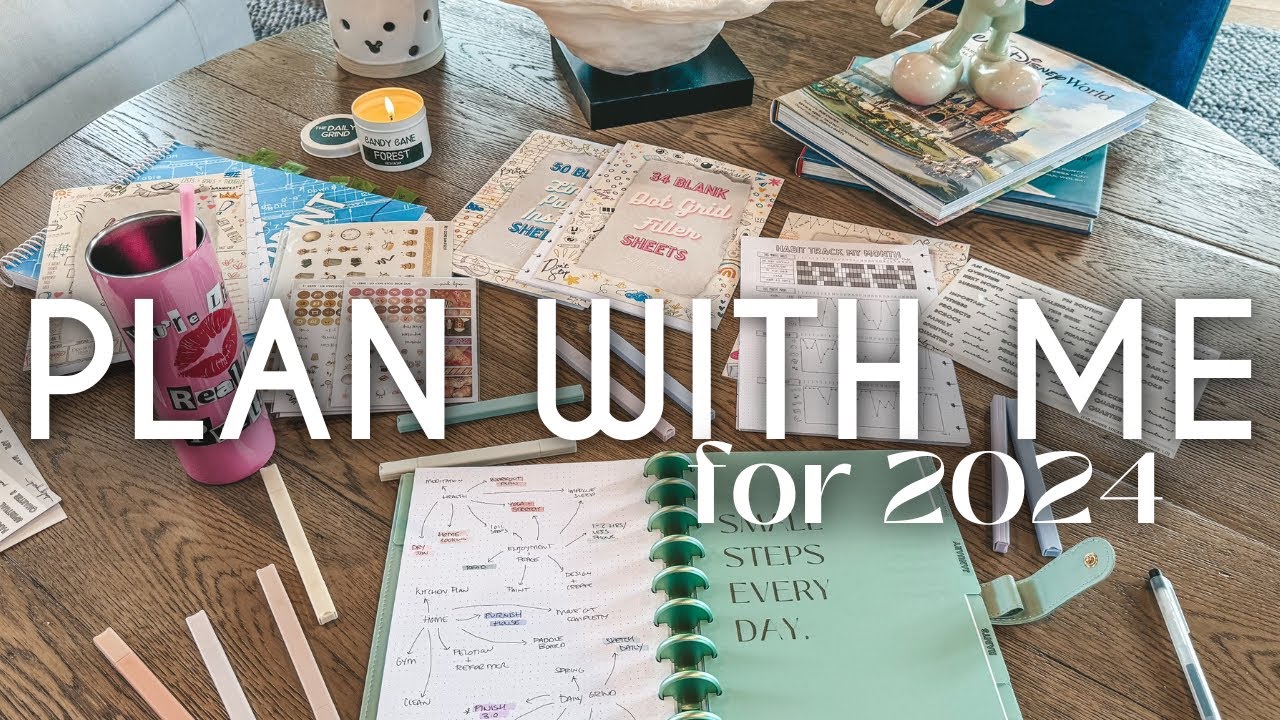 Настройте мой ежедневник на 2024 год вместе со мной | Angie Bellemare x Daily Grind Planner