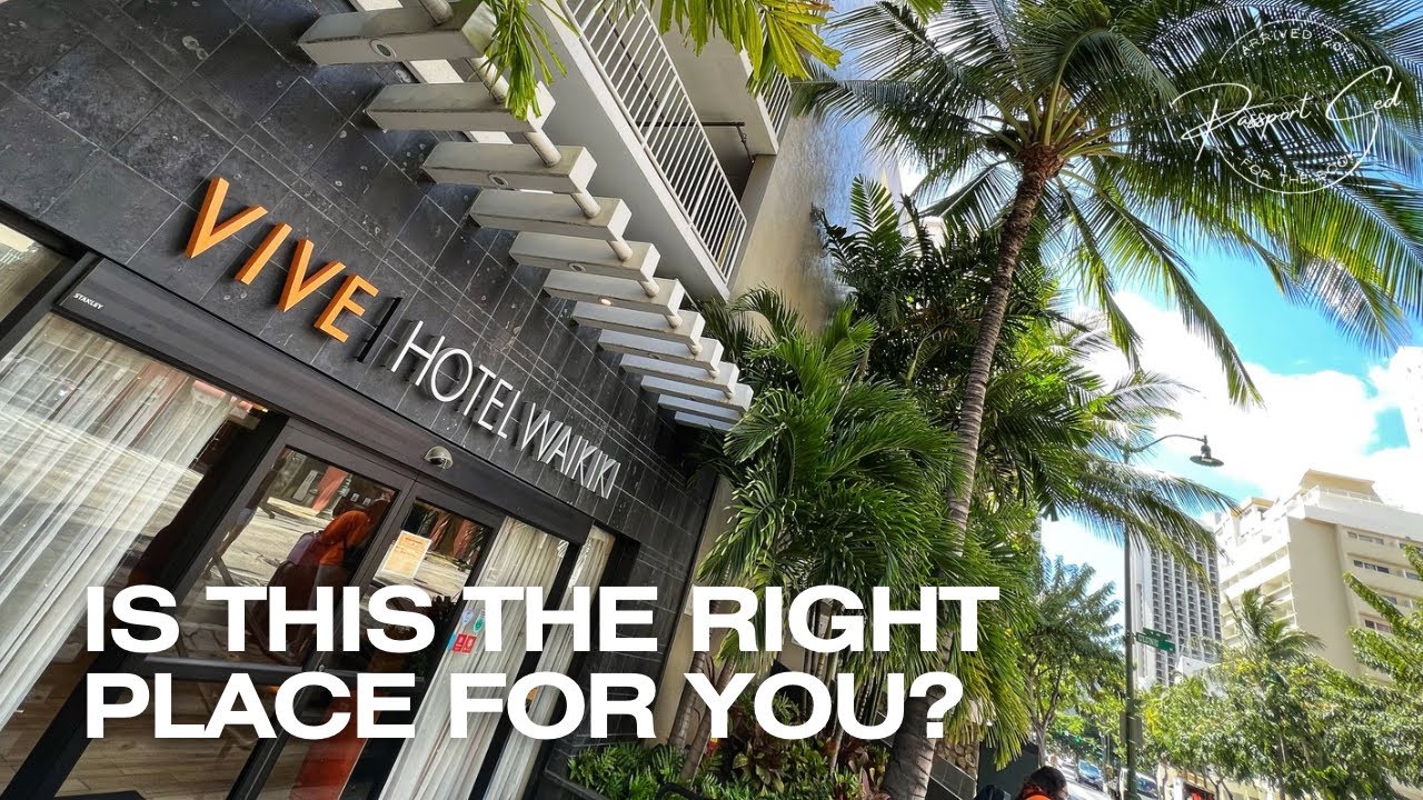 Vive Hotel Waikiki Tour (Lobby and Room)