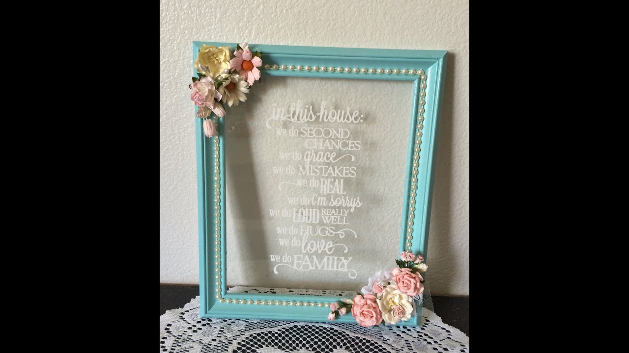 Floating frame using Angel Craft Premium Vinyl