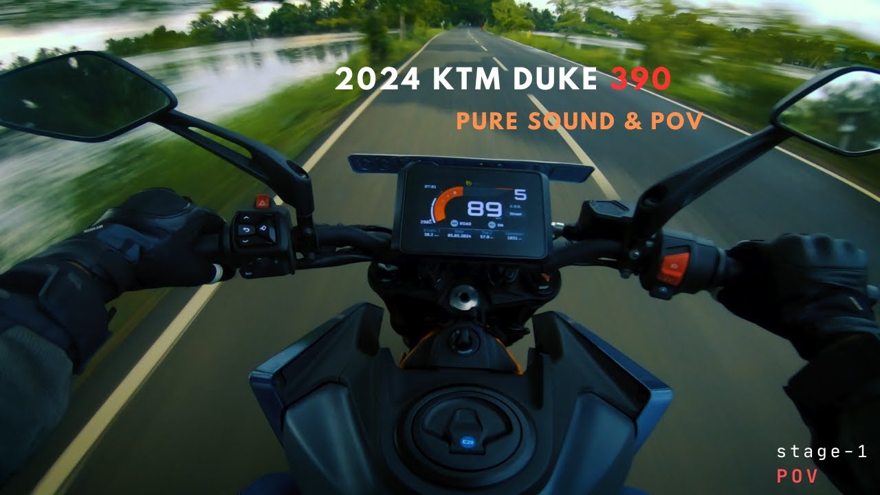 2024 KTM DUKE 390 | PURE SOUND | POV |