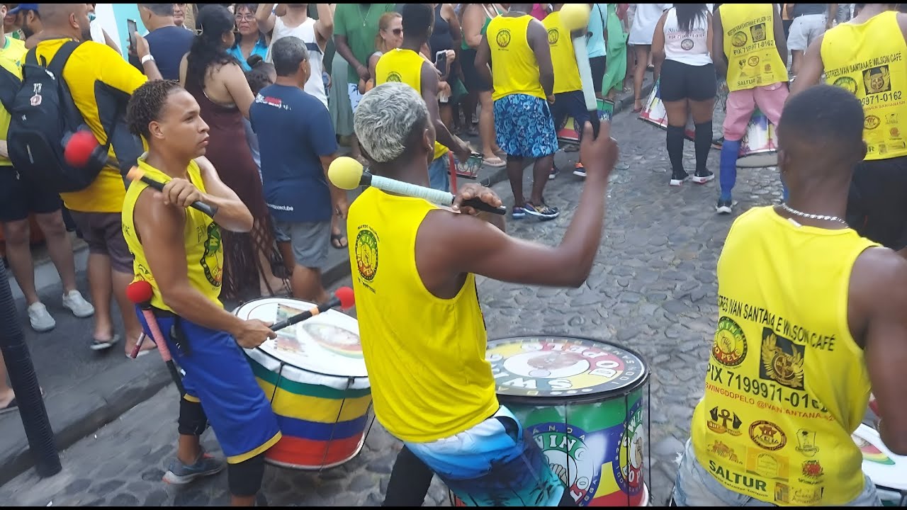 Pelourinho de Salvador Bahia: Linguagem dos Tambores
