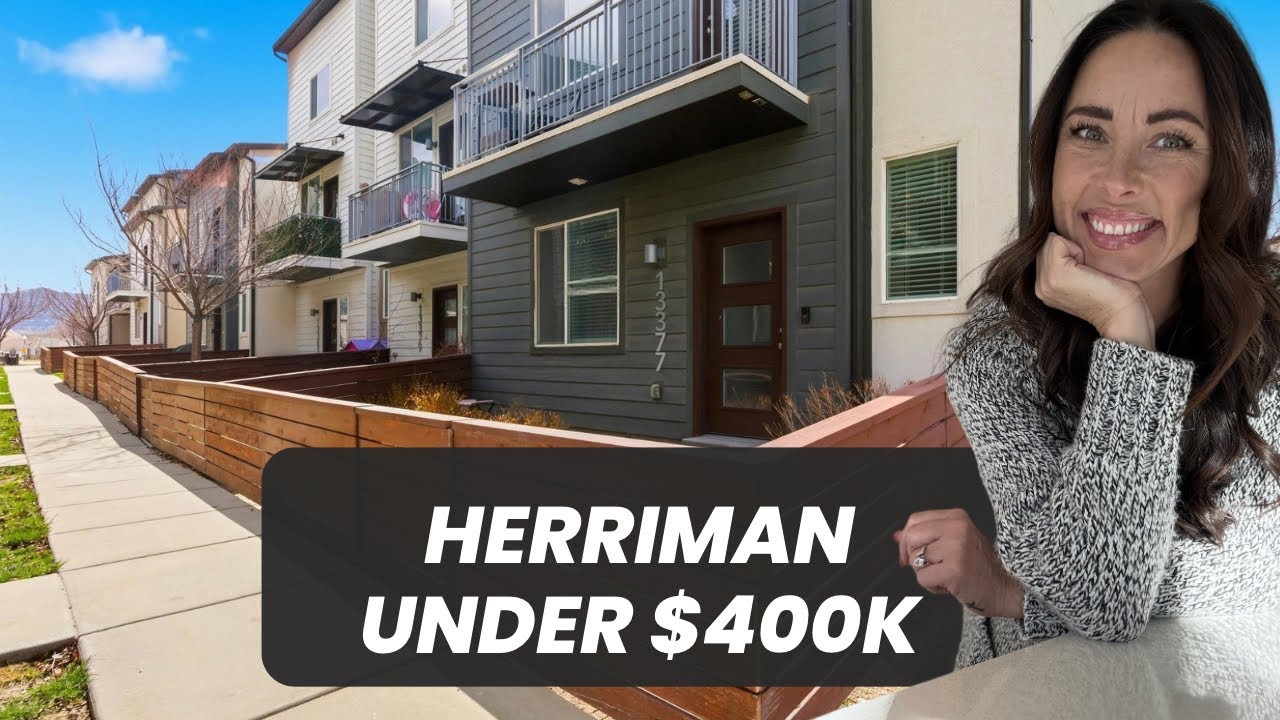 Herriman Utah Townhome Tour | Affordable Home in Herriman Under $400K