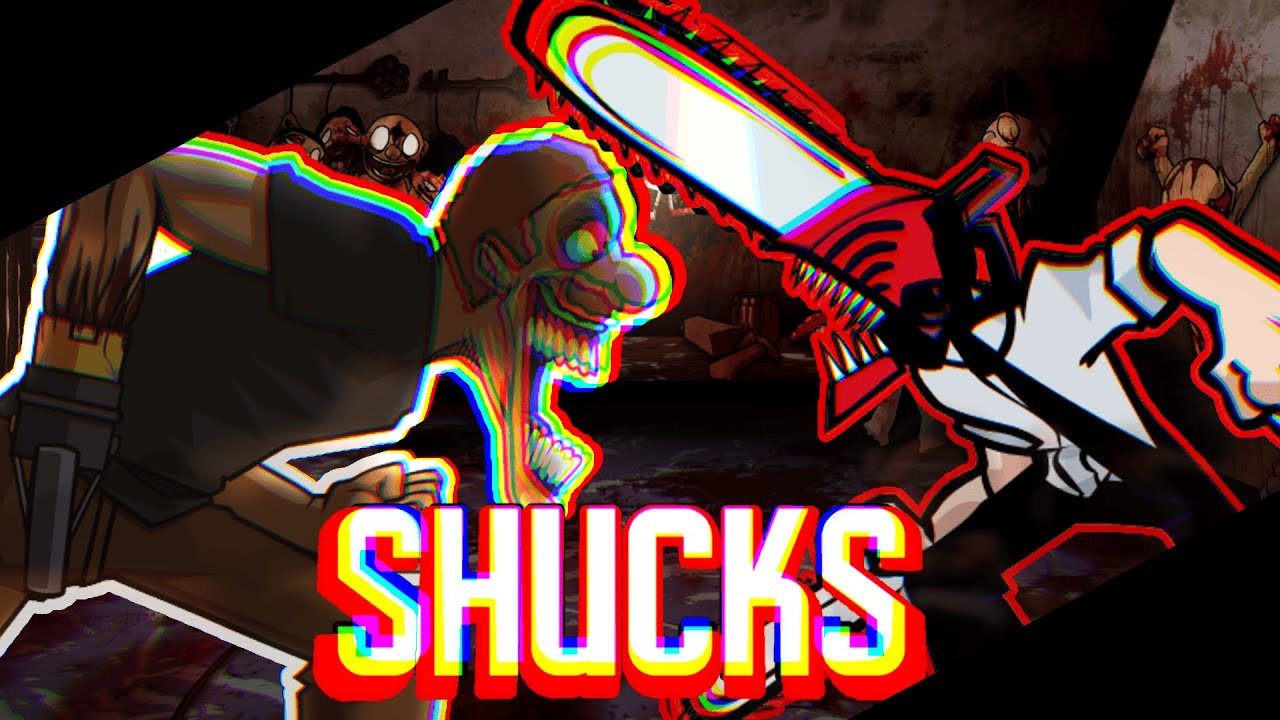 FNF | SHUCKS V2 But  Chainsaw Man And Kobeni Sing It |
