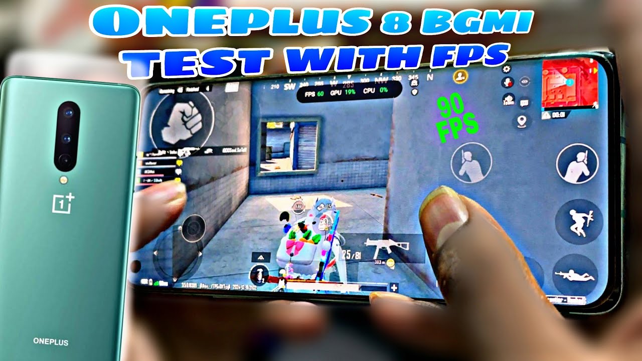 OnePlus 8 Bgmi Test gyro graphic heating and battery drain test || one +8 purchase in 2025 ?