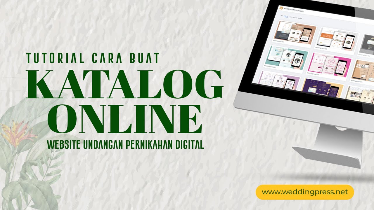 Cara Buat Katalog Online Website Undangan Pernikahan Digital Dengan Elementor