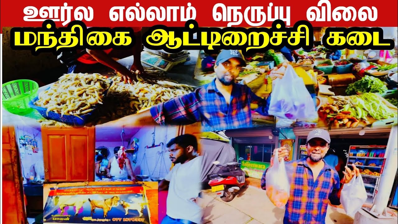 🔴 ஒரு நாள்  உணவிற்குஇவ்வளவு செலவா?  | ஒருகிலோ ஆட்டிறைச்சி 5000 ரூபாய் | Cost of living in jaffna 