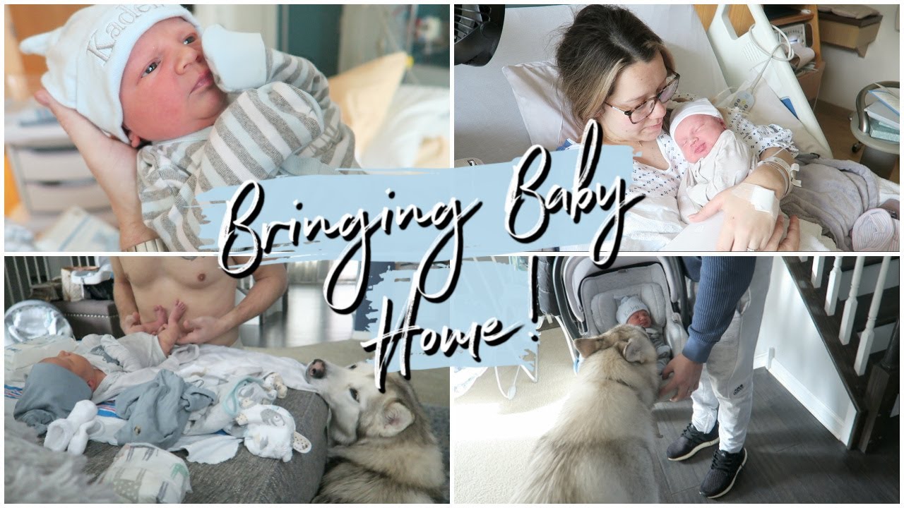 Bringing Baby Home From Hospital! Greyson meets Kaden!