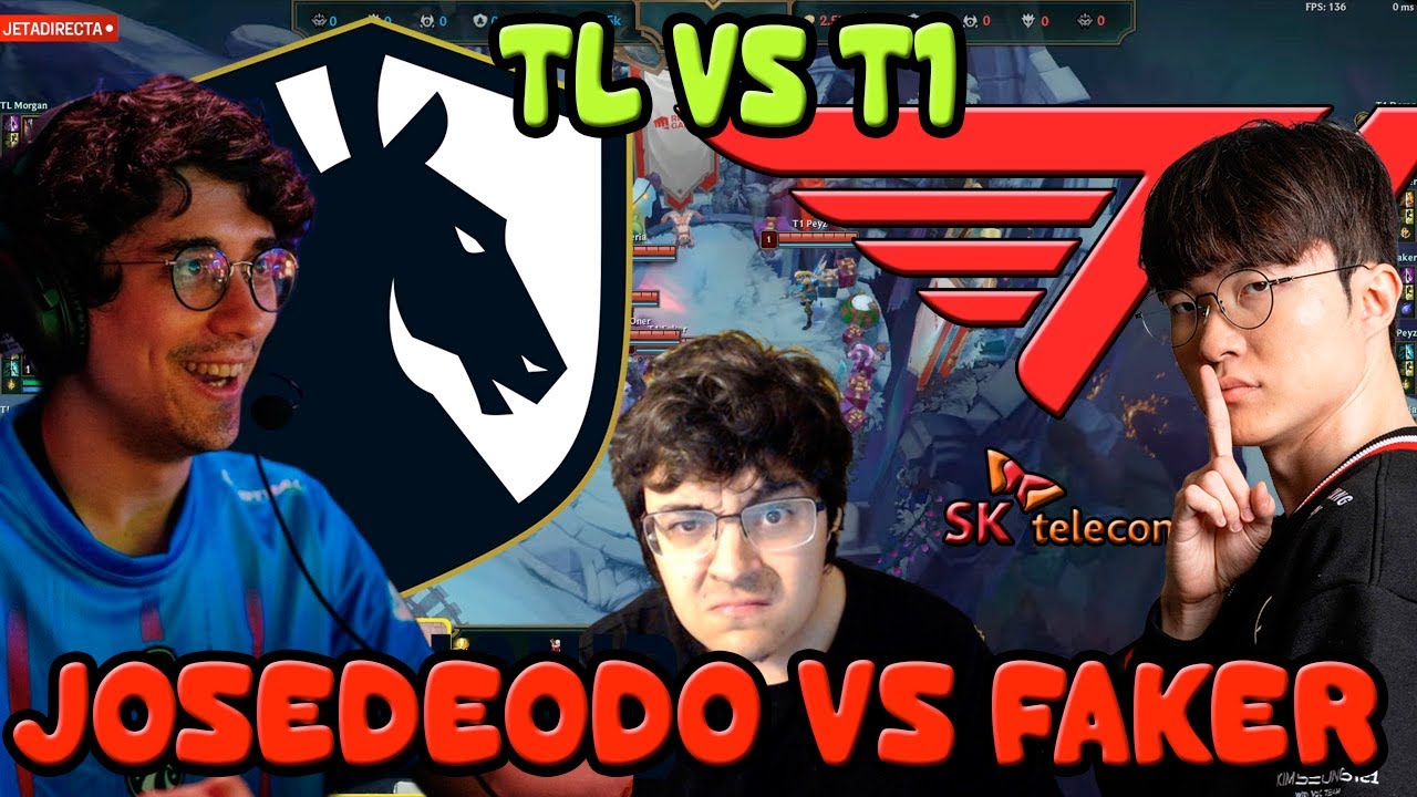 Team Liquid vs T1 en la Jetespa Cup partida &iacute;ntegra del Faker vs Josedeodo