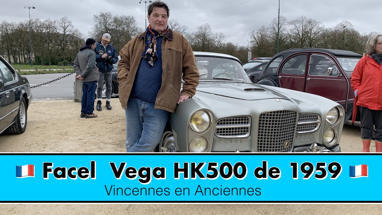🇫🇷 Facel Vega HK500 🇫🇷de 1959 Vincennes en Anciennes