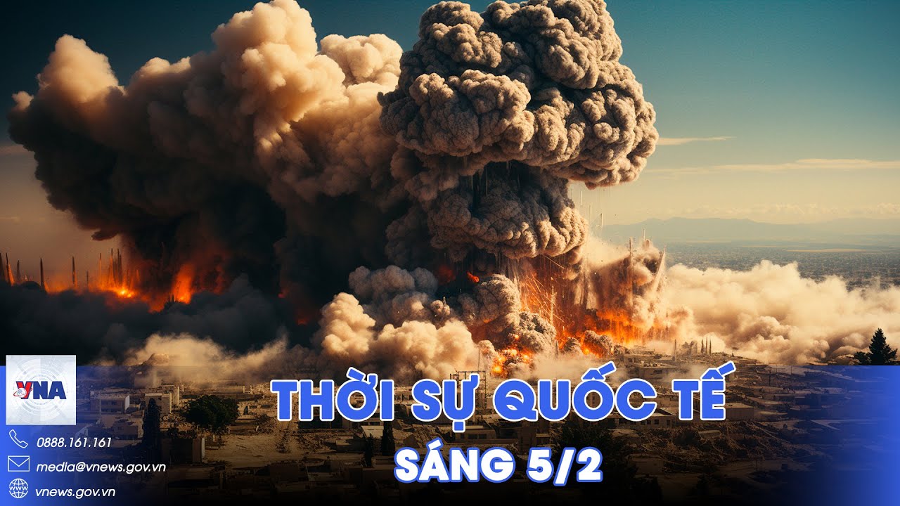 Thời sự Quốc tế sáng 5/2.Nga đánh sập 146 căn cứ Ukraine, bắn hạ Su-27; EU dọa đáp trả Mỹ - VNA