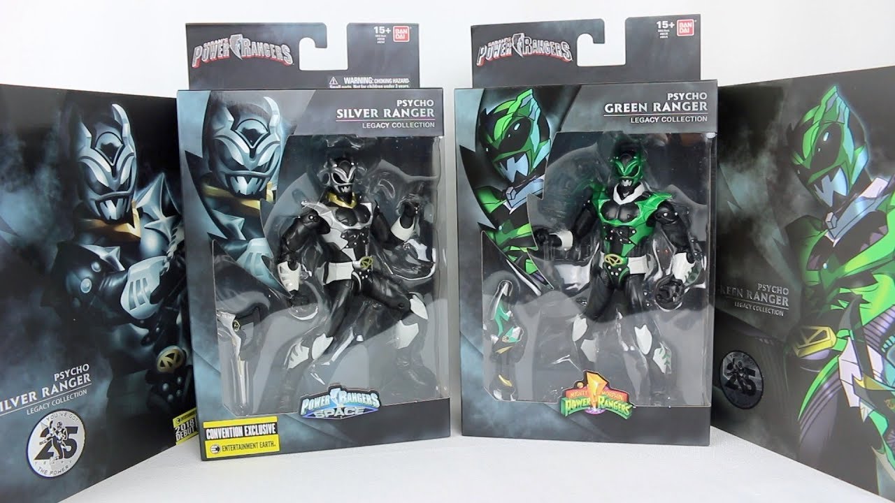 Legacy Collection SDCC 2018 Psycho Silver & Green Review [MMPR & PRIS]