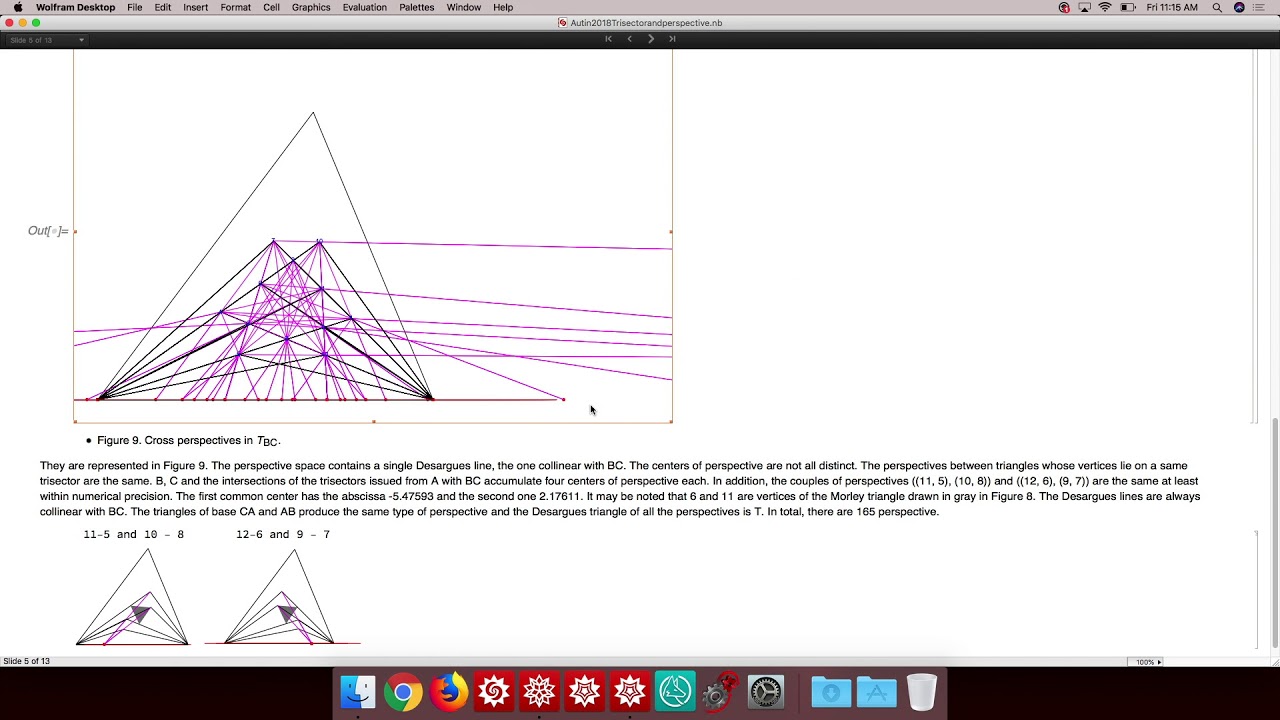 Trisectors and perspective, an entry to complexity in geometry BrunoAutin