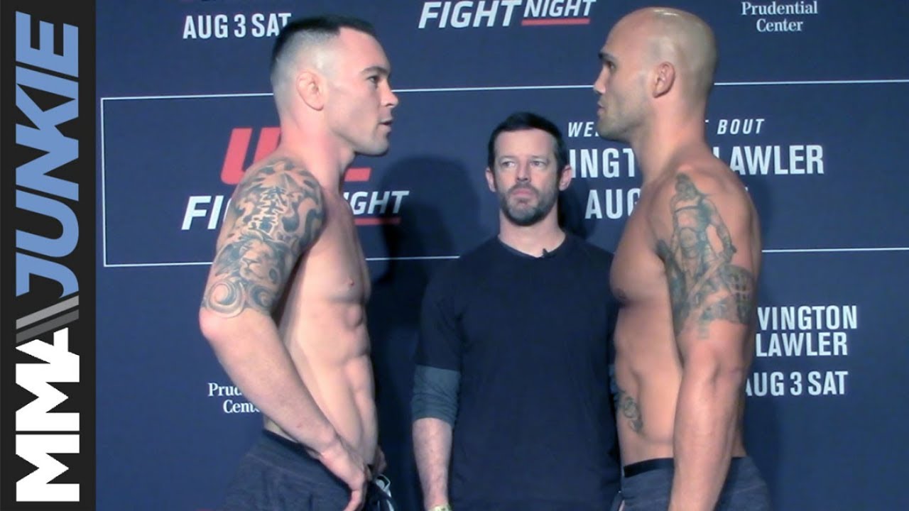 UFC on ESPN 5 weigh in face offs