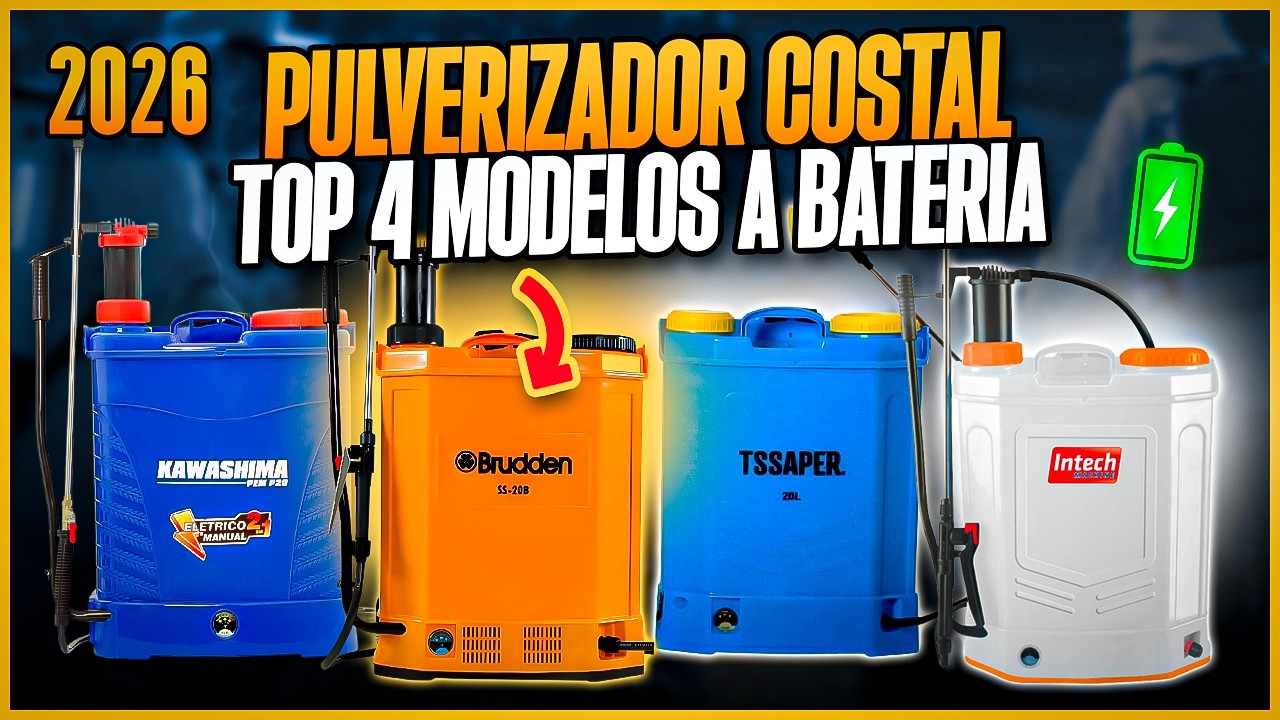 Qual PULVERIZADOR COSTAL A BATERIA Comprar em 2026? 4 Modelos Mais Vendidos - Pulverizador Elétrico