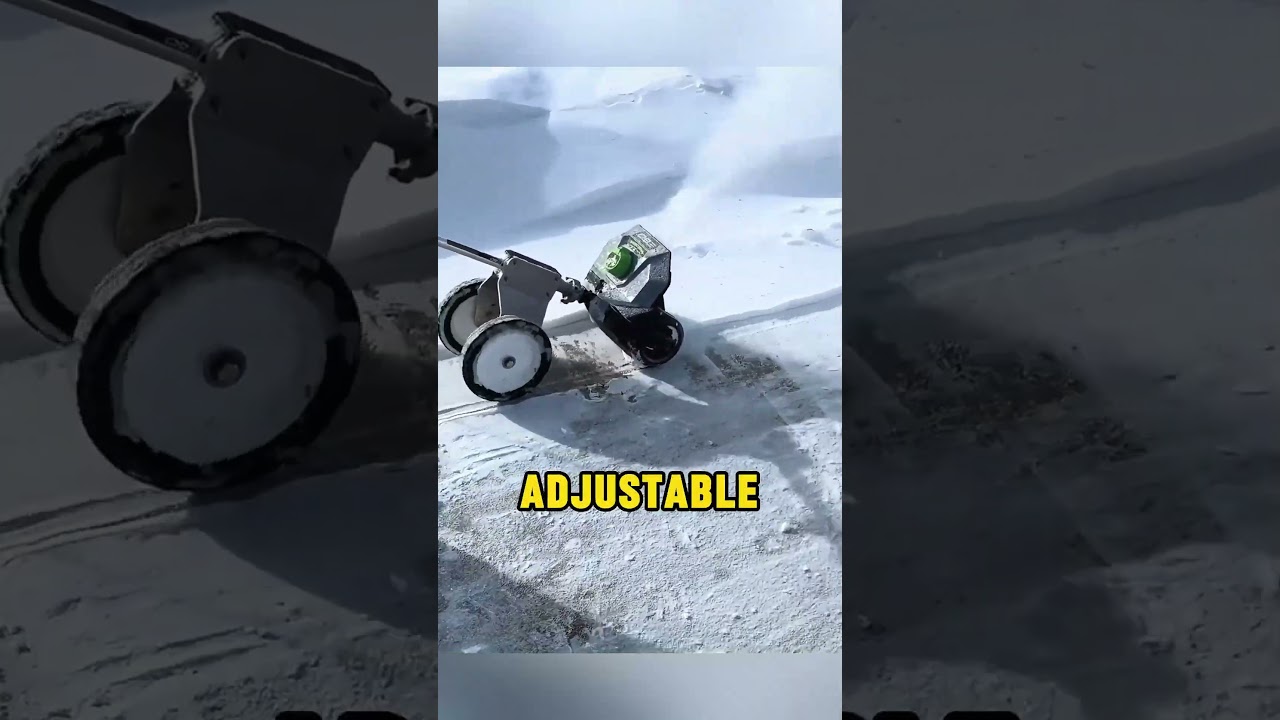 The EGO POWER+ snow shovel offers you a whole new snow-clearing experience.#interesting #science