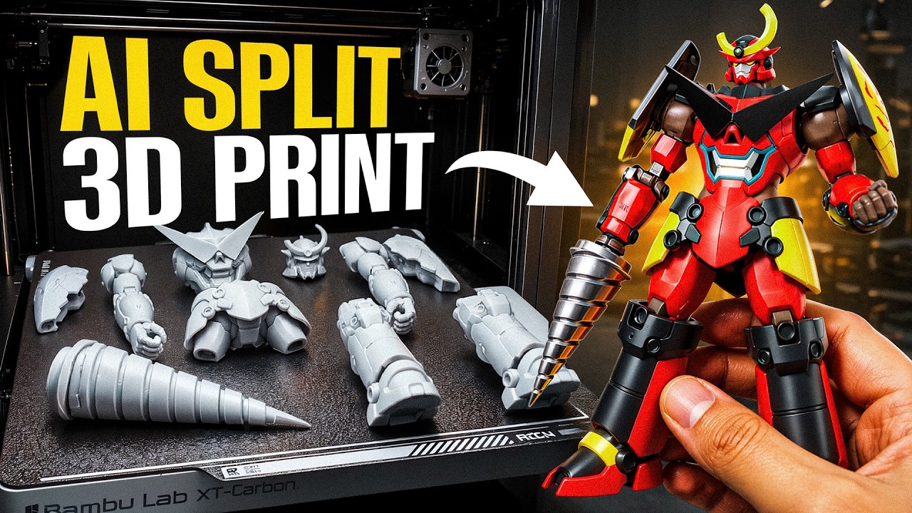 Best AI for 3D Printing Now Splits Your Model in One Click