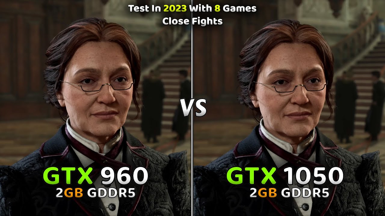 GTX 960 vs GTX 1050 - Test in 2023 With 8 Games🔥