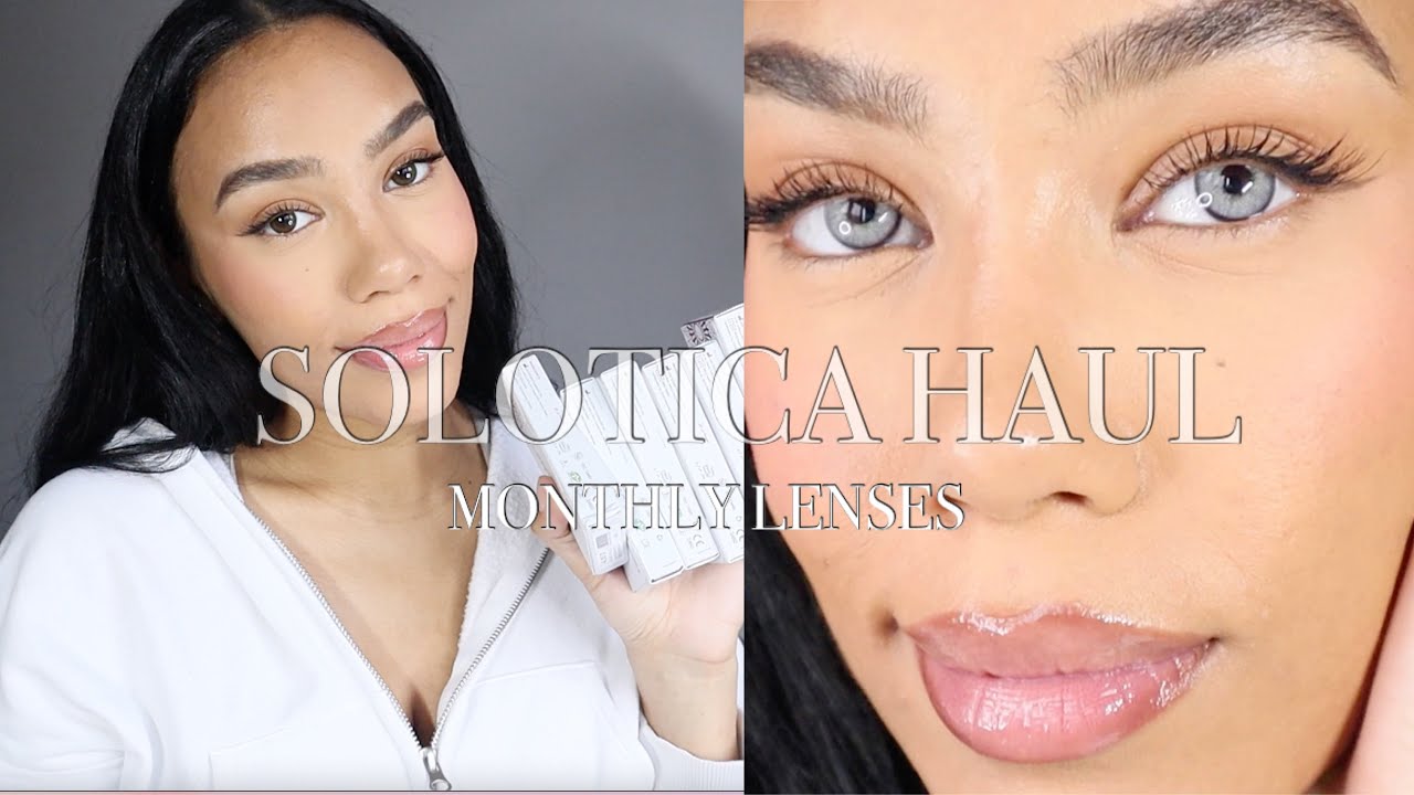 SOLOTICA'S BEST-SELLING CONTACTS! | TOP RATED MONTHLY LENSES (Try-On, Review + Discount Code)