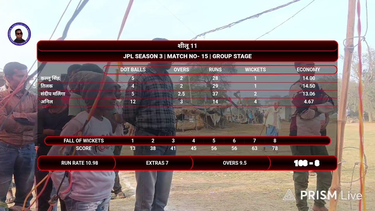 शीलू 11 vs जगतपुर महामुकाबला क्वाटर फाइनल 5  मैच 4 JPL SEASON 3 #LIVE  #VIJAIPUR  #JAGPTPU