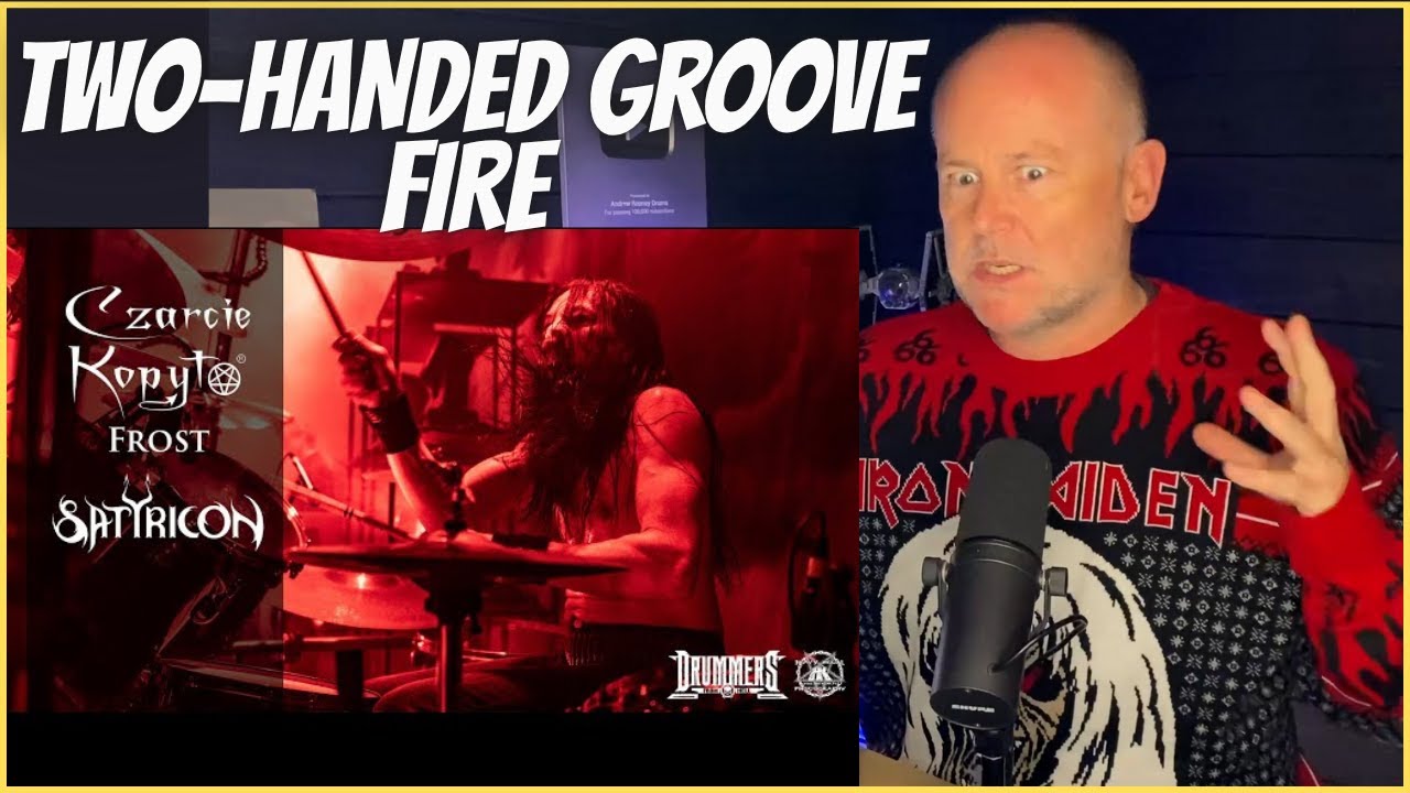 Drum Teacher Reacts: FROST (Satyricon) Drum Cam | INSANE Double-Handed Pocket!