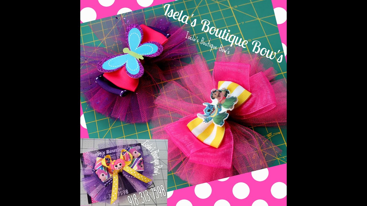 How to make a easy tulle hair bow