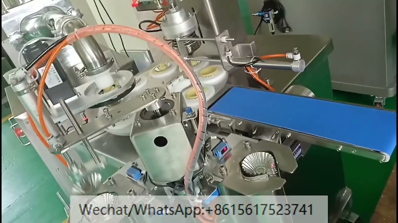 Fully automatic egg tart crust machine#machine #eggtarts