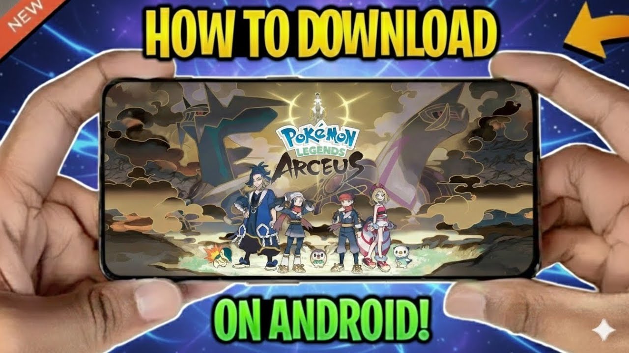 Download Pok&eacute;mon Legends Arceus On Mobile | Download Links Available | Offline | Yuzu Emulator 